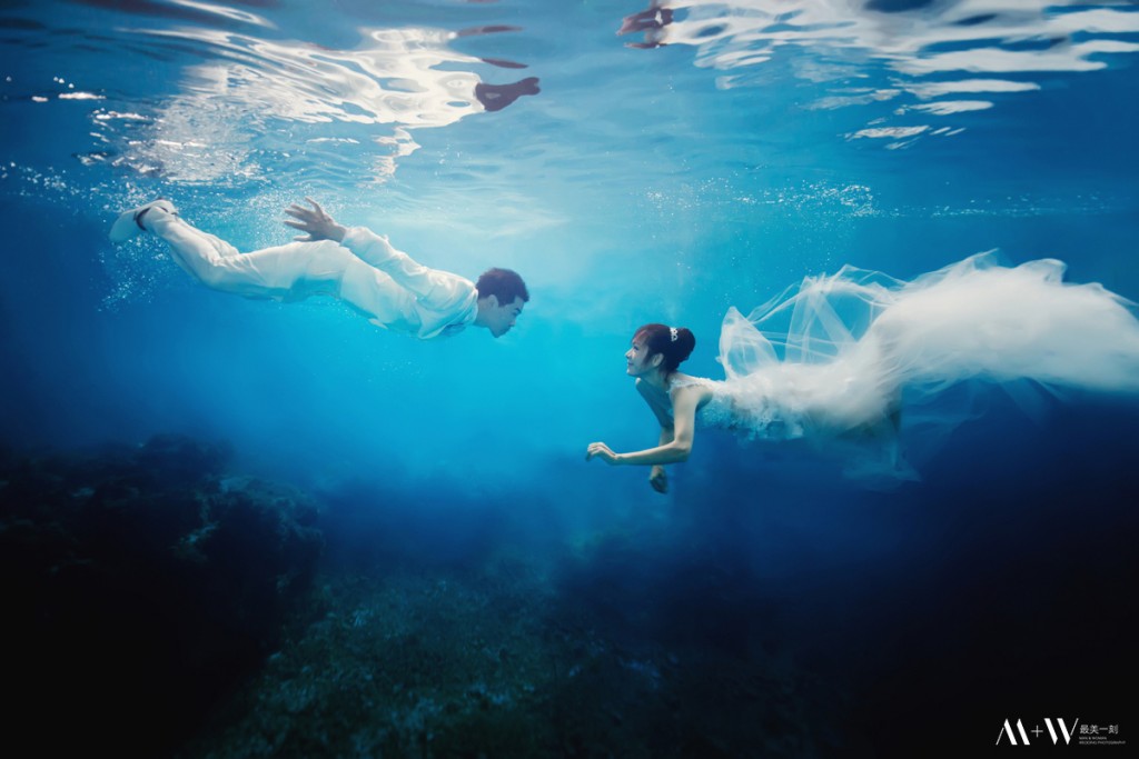 水中婚紗,水底攝影,潛水,蘭嶼,underwater,underwaterphotography