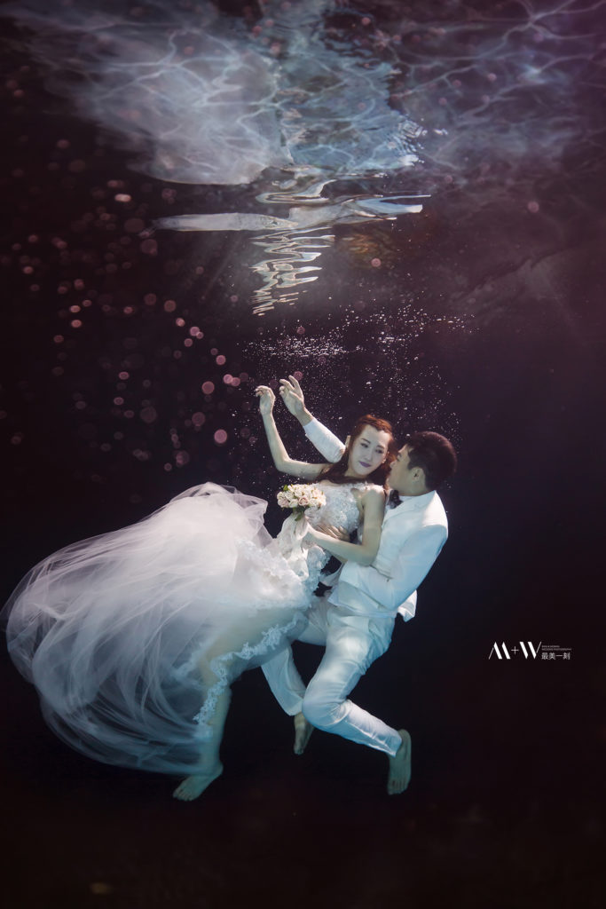 水中婚紗,水底攝影,一秒化身美人魚,underwater