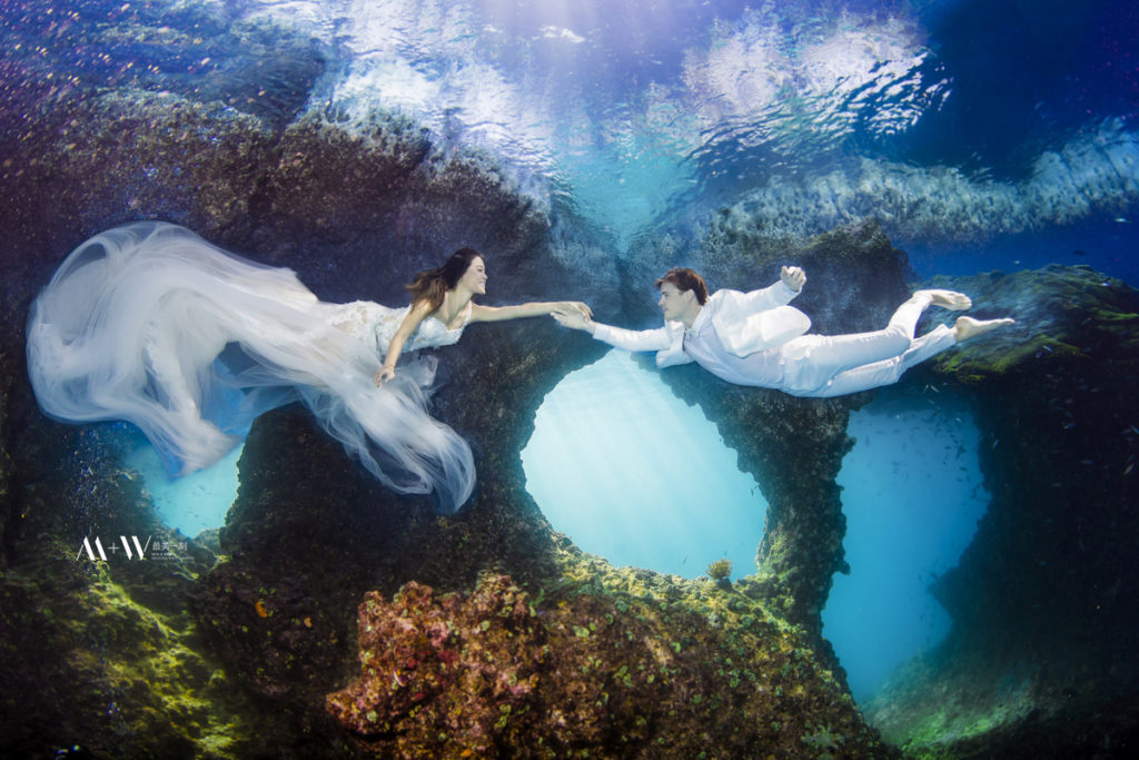 水中婚紗,水底攝影,內湖婚紗,最美一刻,水底攝影師悟哥