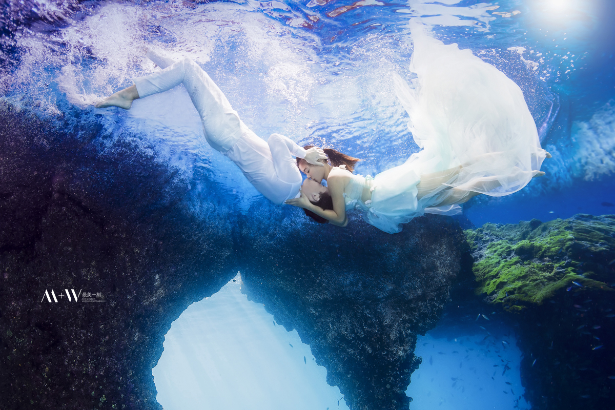 水中婚紗,水底攝影,內湖婚紗,最美一刻,水底攝影師悟哥
